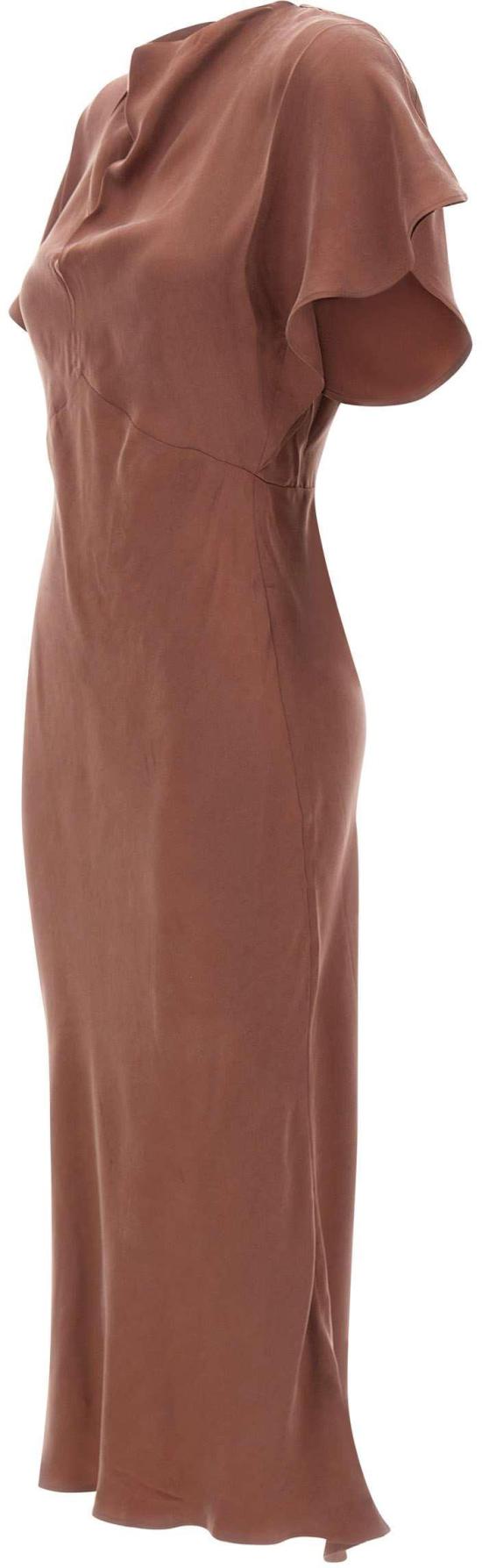 26SS 보스 롱 원피스 50559082604 BROWN - BOSS