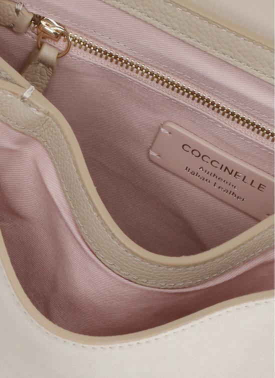 26SS 코치넬리 숄더백 E1U7H180101 MAVERY SUEDE BIN64 Beige - COCCINELLE