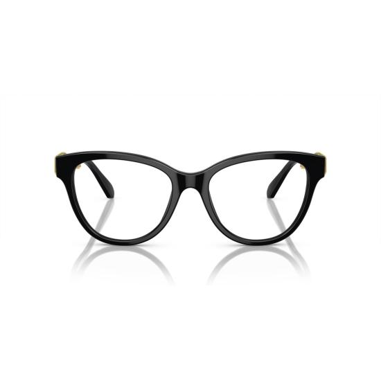 26SS 스와로브스키 안경 녹색 크리스탈 장식이 있는 캣아이