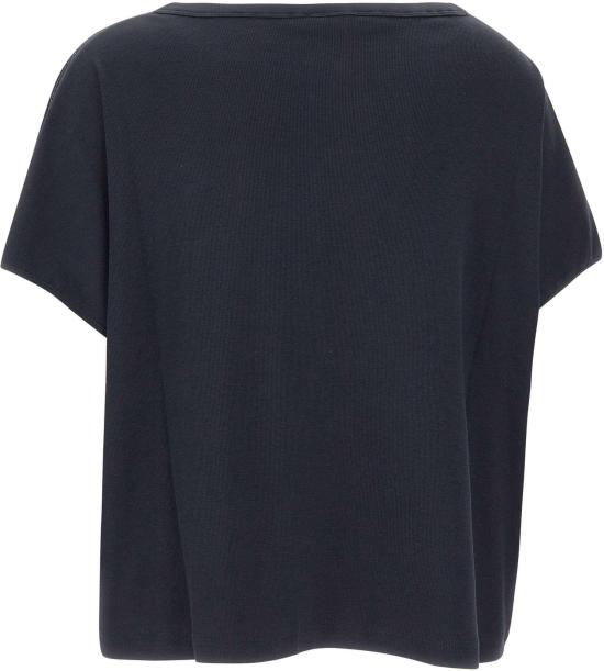 26SS 파비아나 필리피 반팔 저지 티셔츠 JED276F568M2095146 NAVY - FABIANA FILIPPI