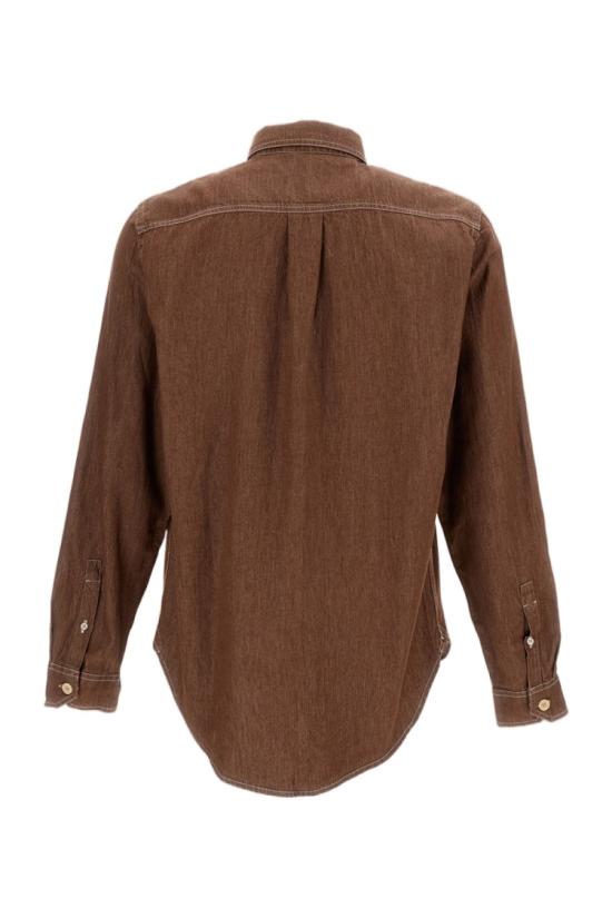 26SS 폴 스미스 긴팔 셔츠 M2R412ZV22615R Brown - PAUL SMITH
