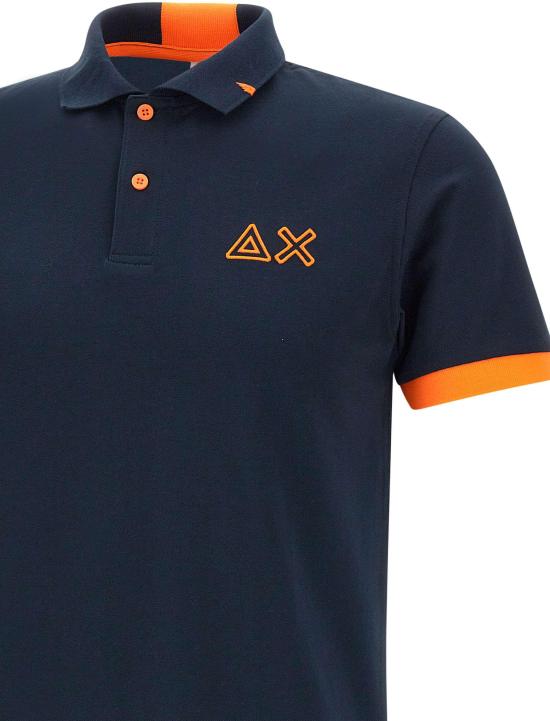 26SS 썬 68 폴로 티셔츠 A3512207 NAVY - SUN 68