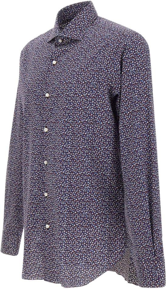 25FW 발바 긴팔 셔츠 I1U02P0150050U0002 NAVY - BARBA