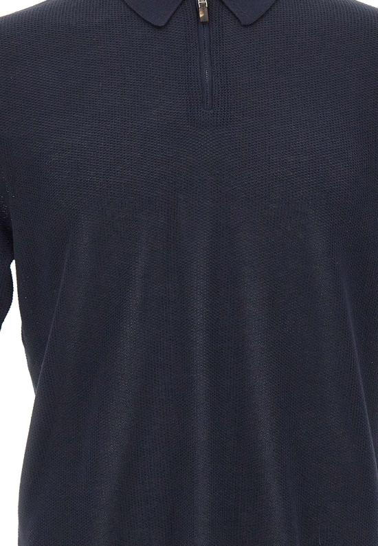 26SS 일레븐티 폴로 티셔츠 M76MAGM90MAG0M00811 NAVY - ELEVENTY
