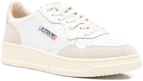 26SS 오트리 메달리스트 로우 레더 스니커즈 AULWLS14 WHITE - AUTRY