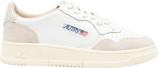 26SS 오트리 메달리스트 로우 레더 스니커즈 AULWLS14 WHITE