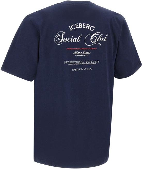 26SS 아이스 비 아이스버그 반팔 티셔츠 F02063256479 NAVY - ICE B ICEBERG