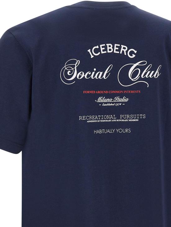 26SS 아이스 비 아이스버그 반팔 티셔츠 F02063256479 NAVY - ICE B ICEBERG