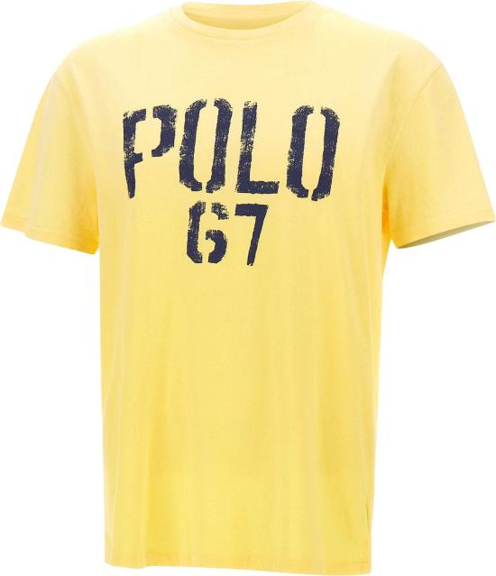26SS 랄프 로렌 반팔 티셔츠 710B14574002 YELLOW