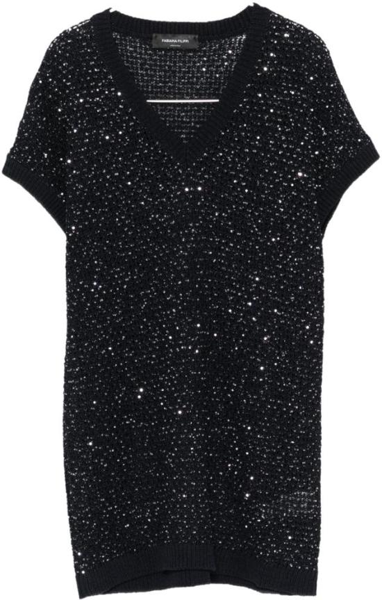 26SS 파비아나 필리피 반팔 티셔츠 MAD276F531M120VR5 BLACK