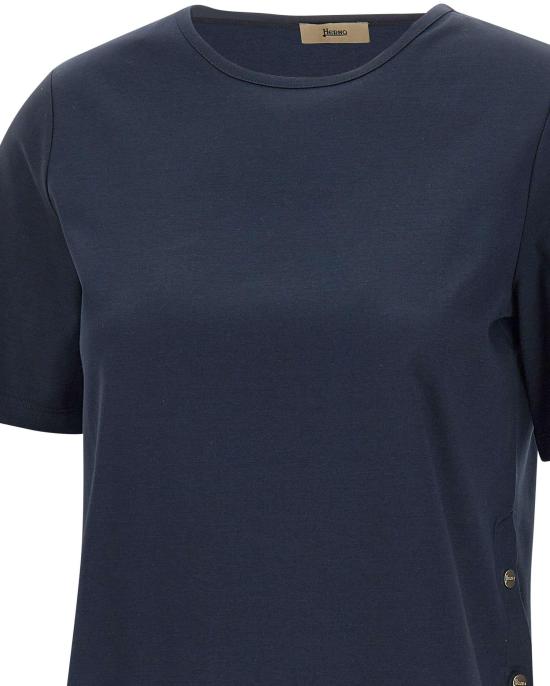 26SS 에르노 반팔 티셔츠 JG000258DM01520639200 NAVY - HERNO