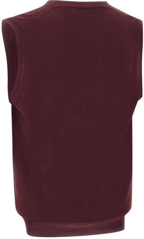 25FW 그랑싸쏘 니트 베스트 5818214296291 MAROON - GRAN SASSO