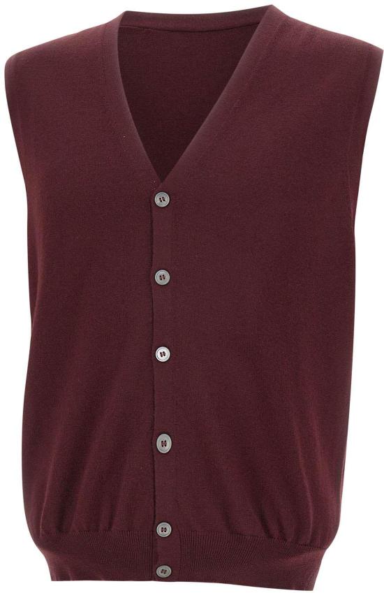 25FW 그랑싸쏘 니트 베스트 5818214296291 MAROON