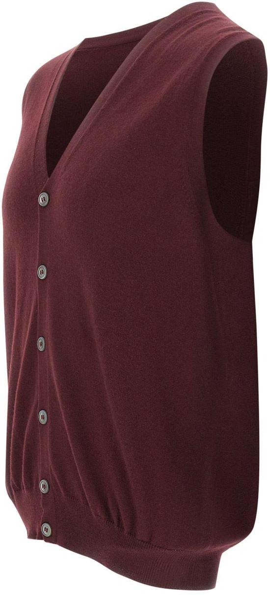 25FW 그랑싸쏘 니트 베스트 5818214296291 MAROON - GRAN SASSO