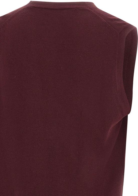 25FW 그랑싸쏘 니트 베스트 5818214296291 MAROON - GRAN SASSO