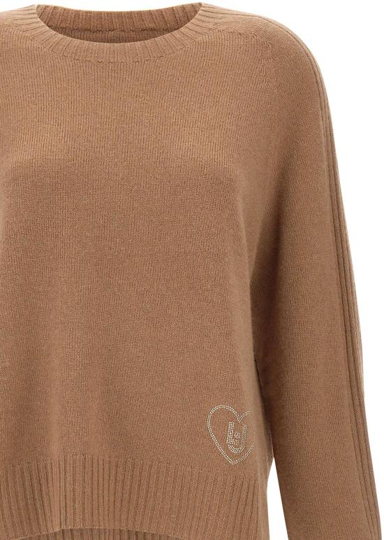 25FW 리우조 스웨터 MF5444MS76L71327 BEIGE - LIU JO