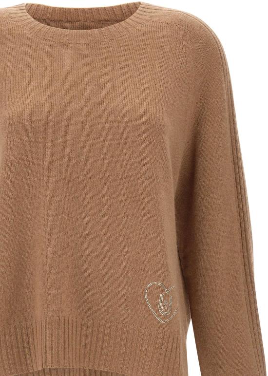 25FW 리우조 스웨터 MF5444MS76L71327 BEIGE - LIU JO