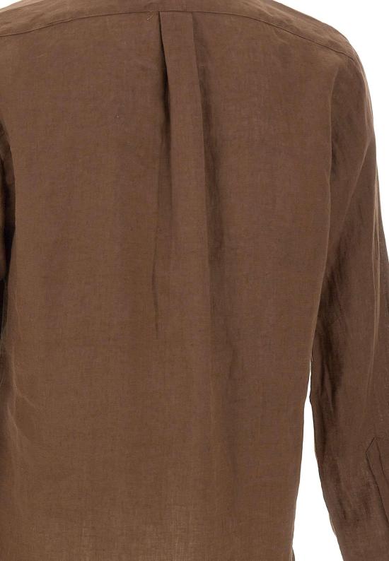 26SS 랄프 로렌 긴팔 셔츠 710966294514 BROWN - RALPH LAUREN