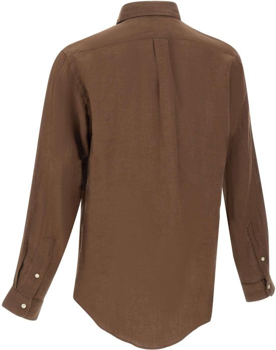 26SS 랄프 로렌 긴팔 셔츠 710966294514 BROWN - RALPH LAUREN