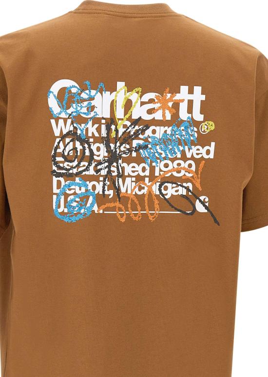 26SS 칼하트 반팔 티셔츠 I036238HZXX BEIGE - CARHARTT