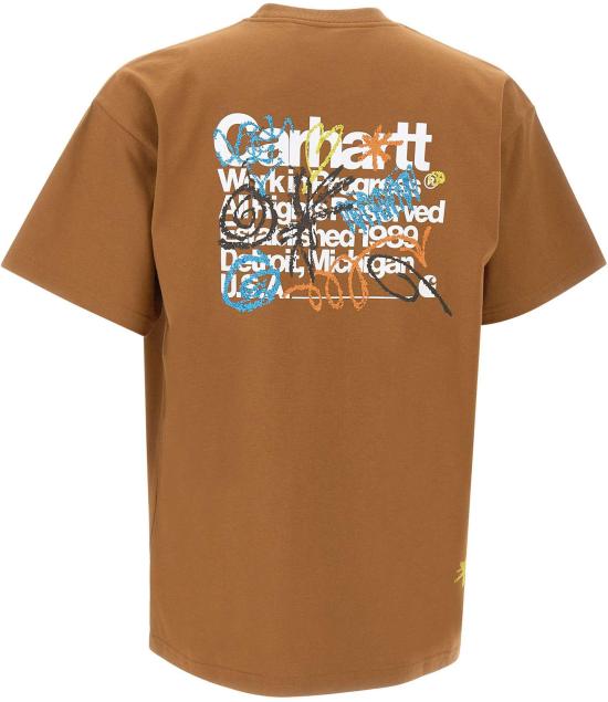 26SS 칼하트 반팔 티셔츠 I036238HZXX BEIGE - CARHARTT
