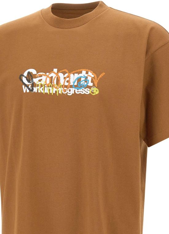 26SS 칼하트 반팔 티셔츠 I036238HZXX BEIGE - CARHARTT