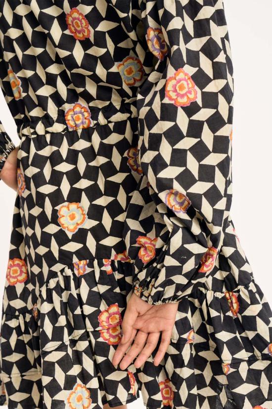  루주타 셰스 숏 원피스 미라 드레스 아틀라스 플로럴 - RUJUTA SHETH