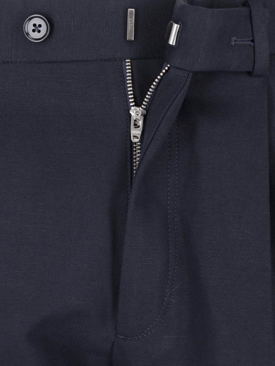 26SS 에르메네질도제냐 스트레이트 팬츠 RUHI05A3 TP45 B09R Blue - ERMENEGILDO ZEGNA