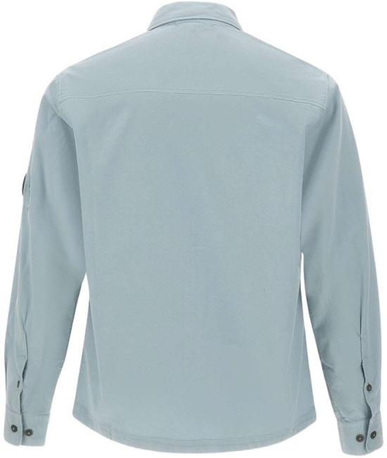 26SS 씨피 컴퍼니 오가닉 개버딘 지퍼 렌즈 오버셔츠 20CMOS705A110143G809 LICHTGREY - C.P. COMPANY