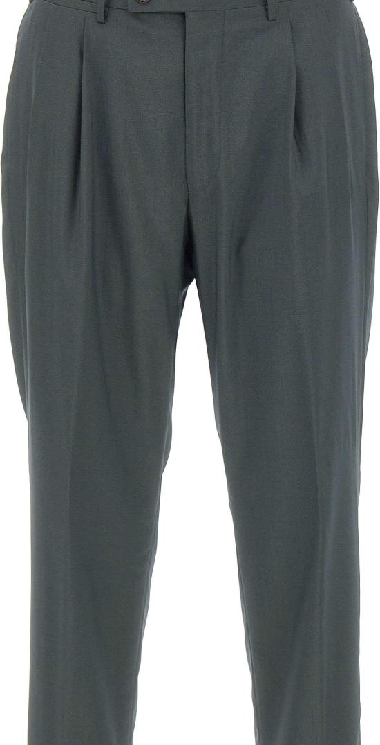 26SS 꼬르넬리아니 스트레이트 팬츠 27457527184870507R DONKERGREEN - CORNELIANI