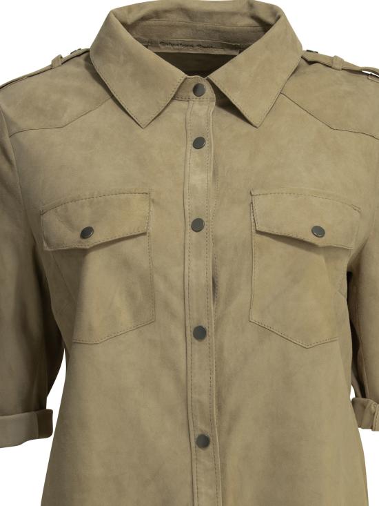 26SS 살바토레 산토로 셔츠 50150 DCAM BEIGE Beige - SALVATORE SANTORO