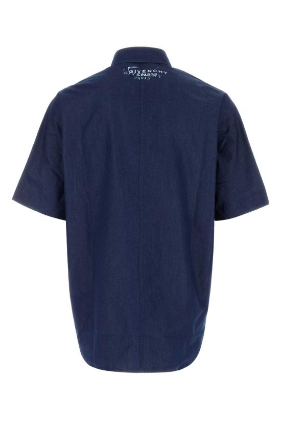 26SS 지방시 반팔 셔츠 BM617Q517D 415 INDIGOBLUE - GIVENCHY