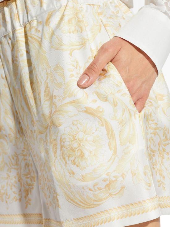 26SS 베르사체 숏팬츠 10204161A171625Y570 WHITE - VERSACE