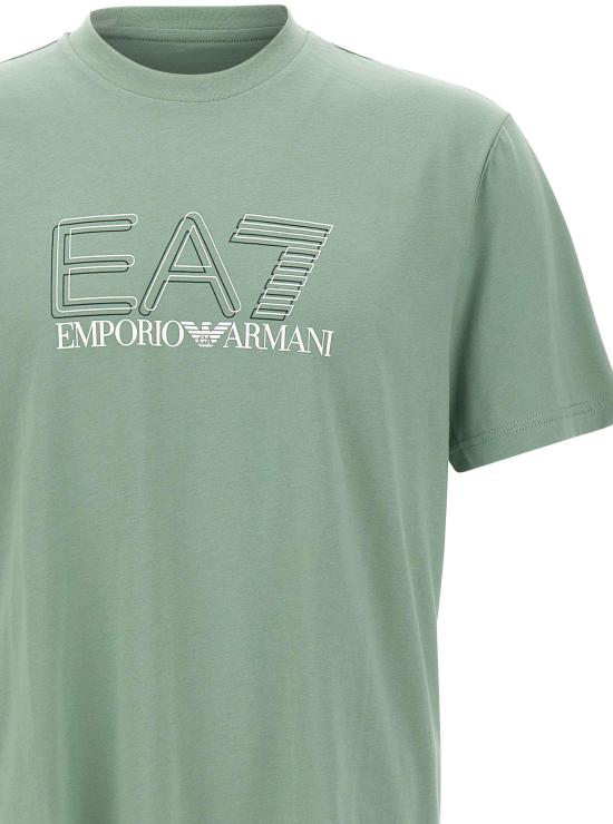 26SS 엠포리오 아르마니 반팔 티셔츠 7M001307AF10375U7243 LIME - EMPORIO ARMANI