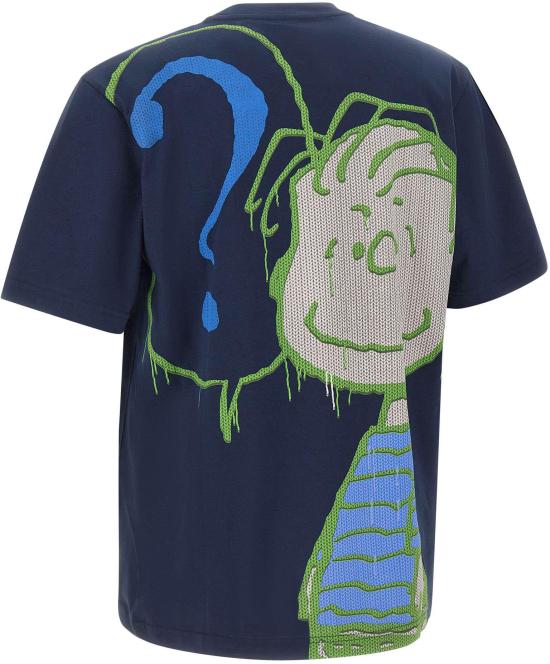 26SS 아이스 비 아이스버그 반팔 티셔츠 26EI1P0F0256325BLUELIGHTBLUE NAVY - ICE B ICEBERG