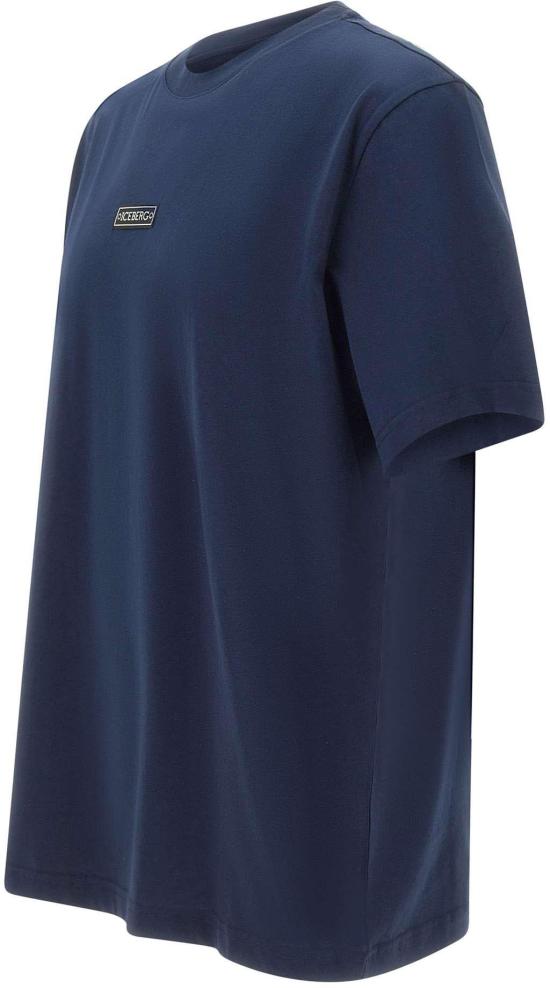 26SS 아이스 비 아이스버그 반팔 티셔츠 26EI1P0F0256325BLUELIGHTBLUE NAVY - ICE B ICEBERG