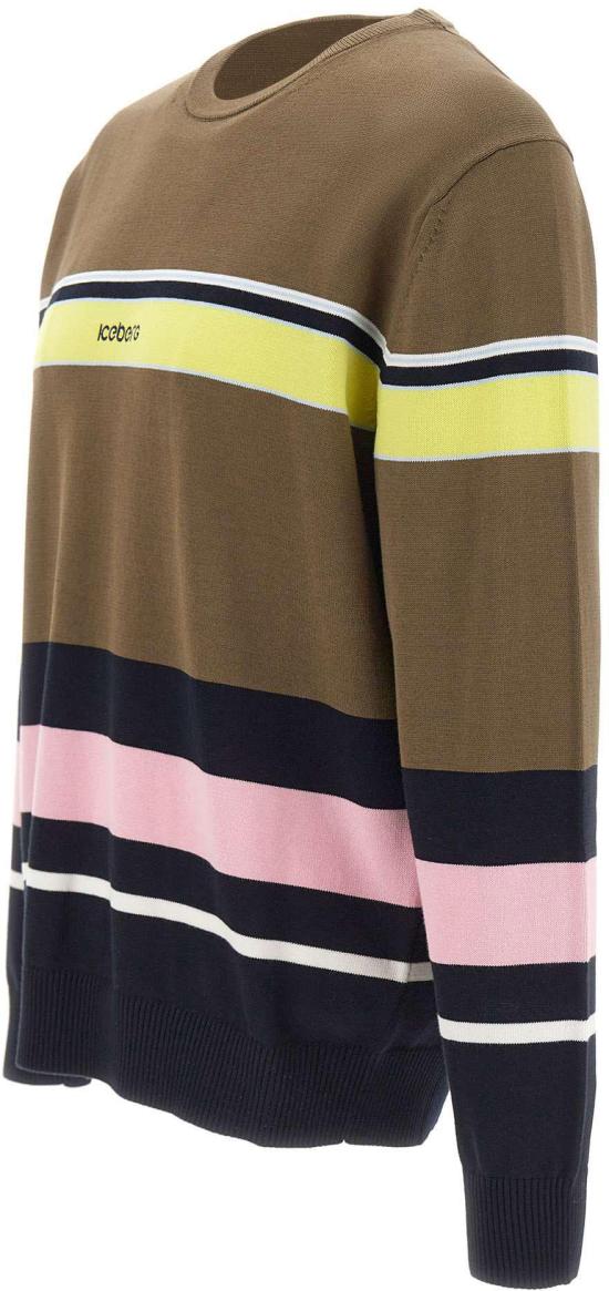 26SS 아이스 비 아이스버그 스웨터 26EI1P0A0039505MULTICOLOR BEIGE - ICE B ICEBERG