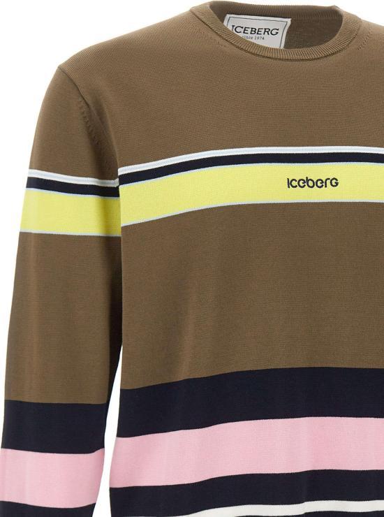26SS 아이스 비 아이스버그 스웨터 26EI1P0A0039505MULTICOLOR BEIGE - ICE B ICEBERG