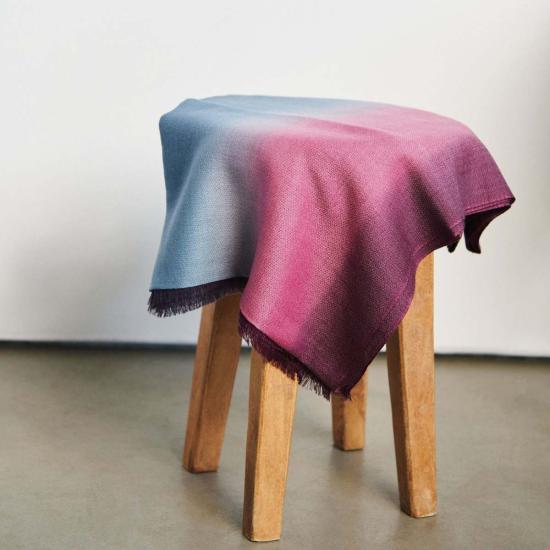  베리어슬리 머플러/스카프 아이리스 헤이즈 스카프 보라색/핑크색 - VARIOUSLY