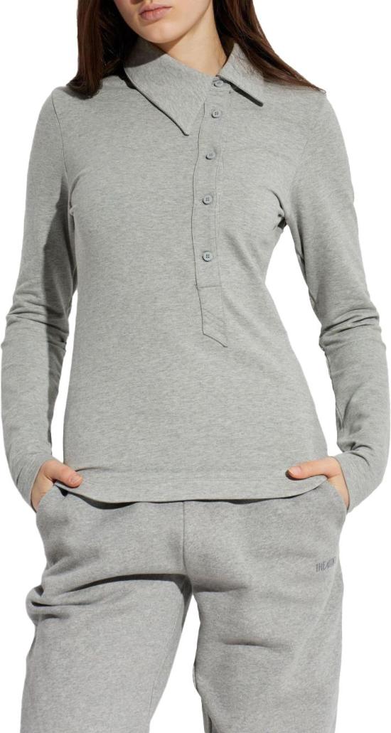 26SS 디 아티코 폴로 티셔츠 260WCI00031JJF006AA183 LICHTGREY - THE ATTICO