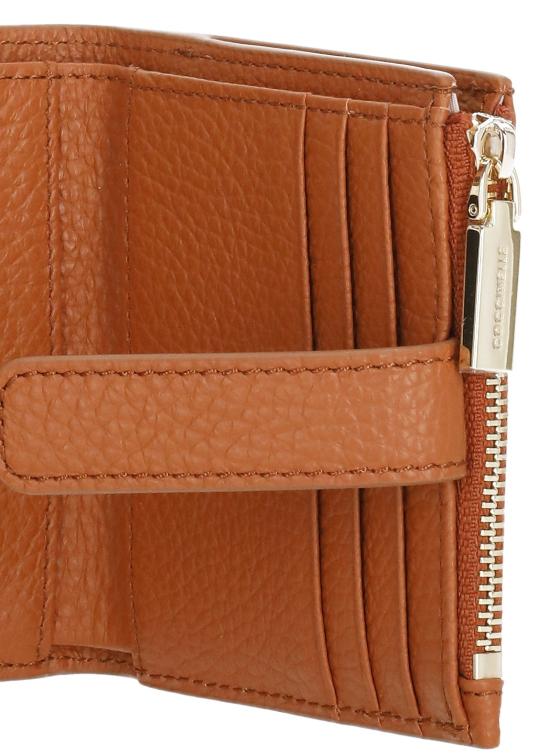 26SS 코치넬리 지갑 E2MW511F701 METALLIC SOFTR41 Arancione - COCCINELLE