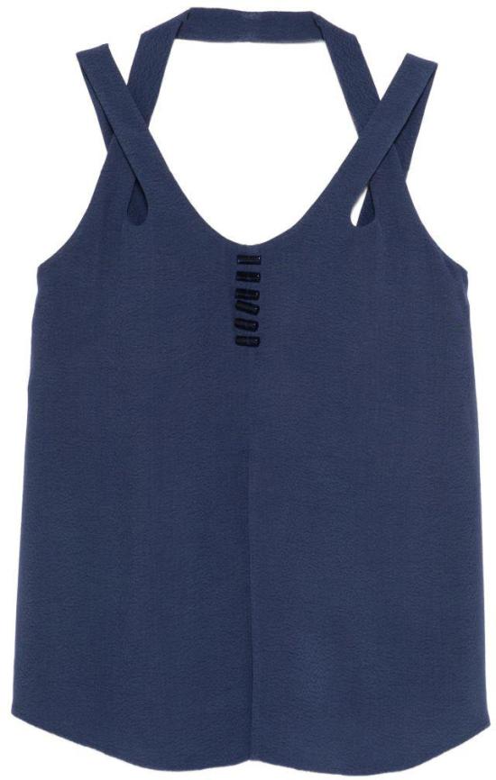 26SS 엠포리오 아르마니 민소매 티셔츠 EW003106AF20287UB130 NAVY