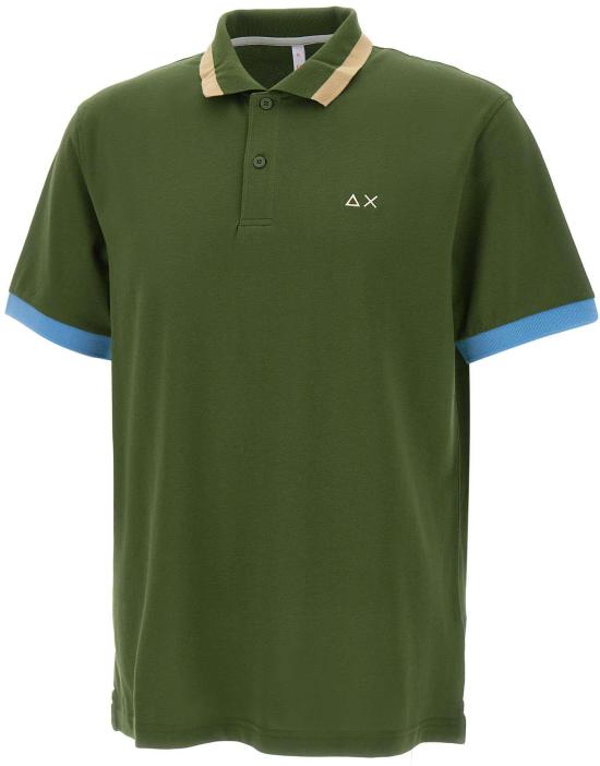 26SS 썬 68 폴로 티셔츠 A3511237 DONKERGREEN