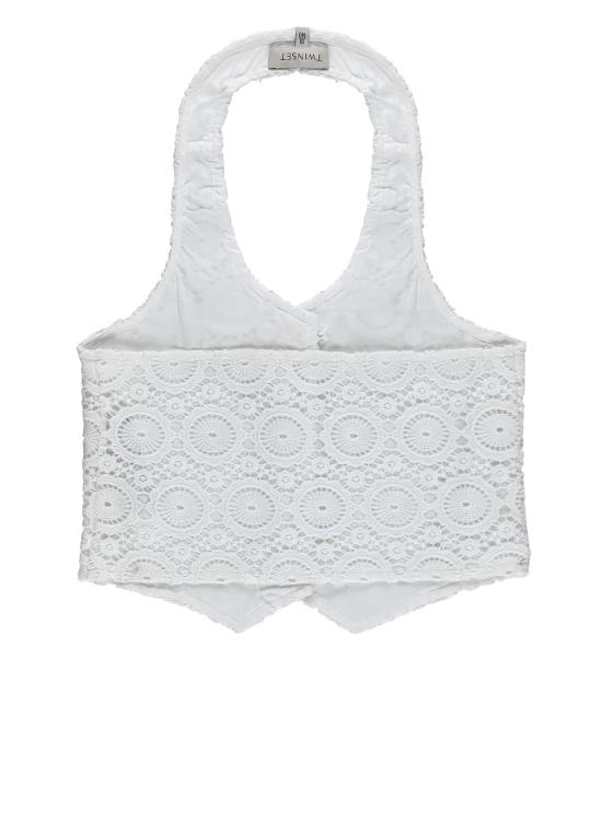 26SS [키즈] 트윈셋 베스트 261GJ2Q20 00526 Bianco - TWINSET