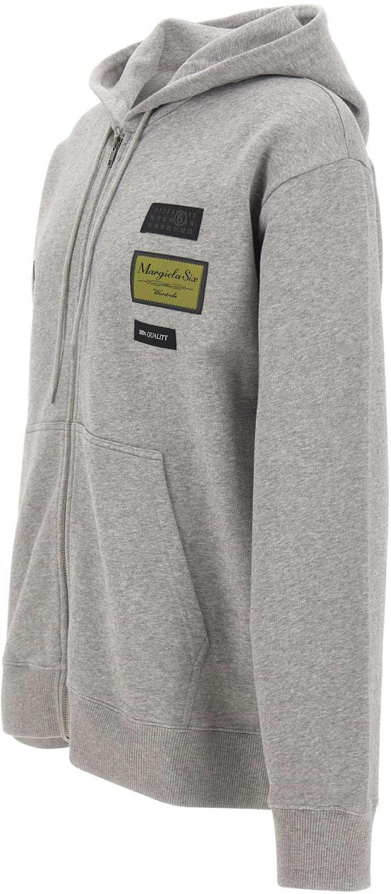 26SS 마르지엘라 후드 티셔츠 SH0HG0007M25025853M LICHTGREY - MAISON MARGIELA