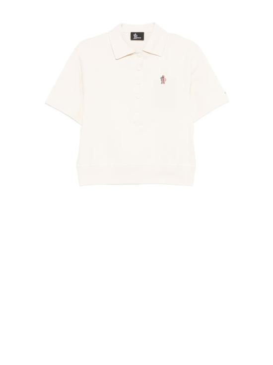 26SS 몽클레어 폴로 티셔츠 8A00003 89AZ9 034 WHITE IVORY DOM