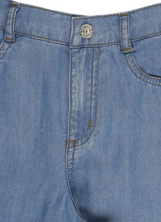 26SS [키즈] 트윈셋 스트레이트 팬츠 261GJ2070 13235 CHAMBRAY MID BLUE - TWINSET