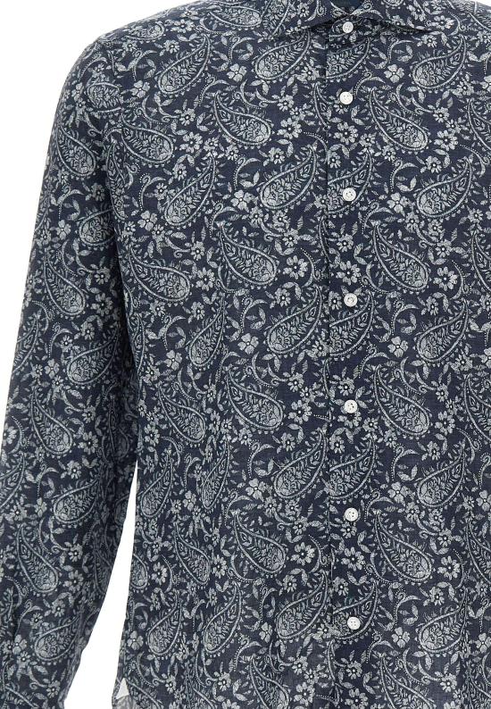 26SS 발바 긴팔 셔츠 LIU02P0154055U0001 NAVY - BARBA