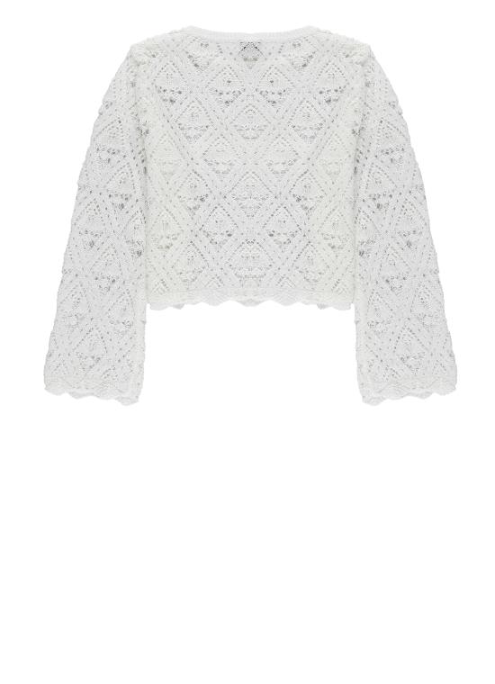 26SS [키즈] 트윈셋 캐시미어 니트 261GJ3030 12577 Bianco - TWINSET