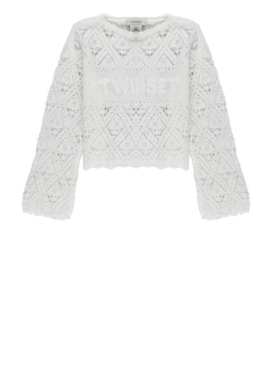 26SS [키즈] 트윈셋 캐시미어 니트 261GJ3030 12577 Bianco